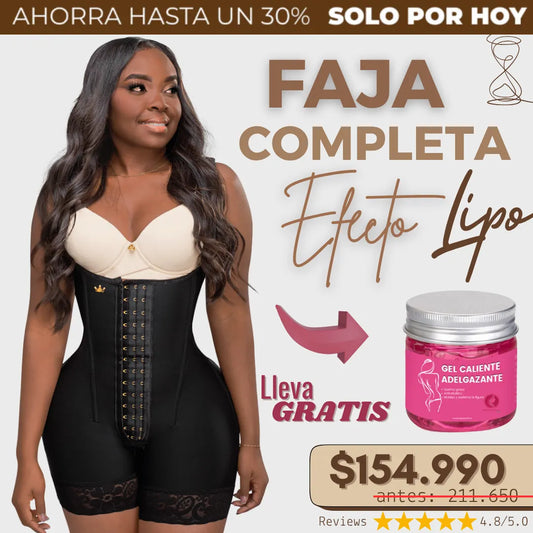 FAJA COMPLETA + OBSEQUIO EXCLUSIVO🔥