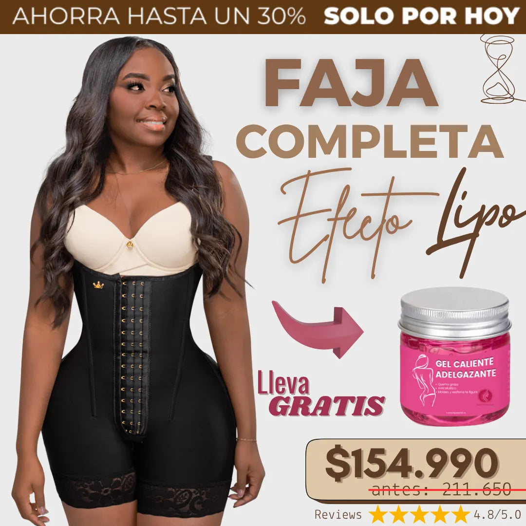 FAJA COMPLETA + OBSEQUIO EXCLUSIVO🔥
