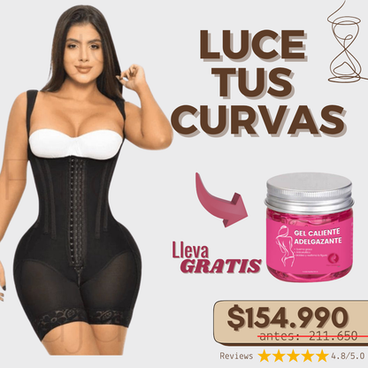 FAJA COMPLETA RELOJ DE ARENA + GEL REDUCTOR 🔥