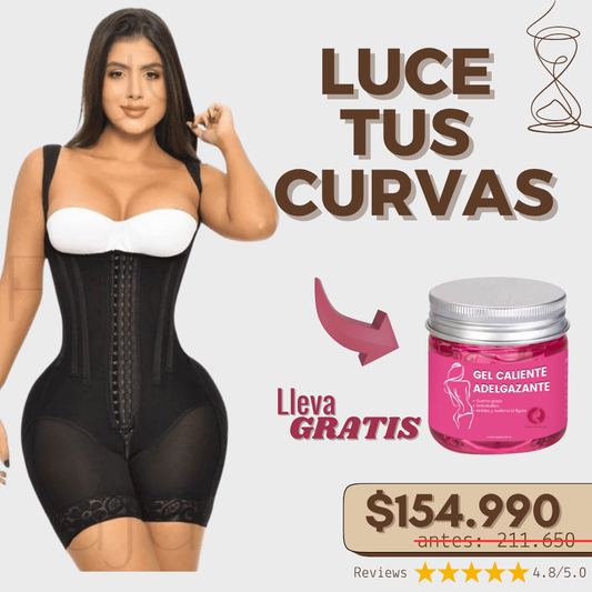 FAJA COMPLETA RELOJ DE ARENA + GEL REDUCTOR 🔥